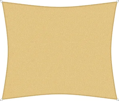 Produktbild von sunprotect 12030 Professional Sonnensegel, 4 x 3,5 m, Rechteck, wind- & wasserdurchlässig, beige