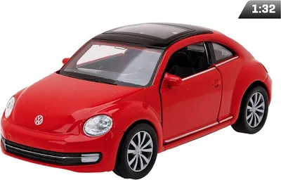 Obrázok produktu pre Model 1:32 Volkswagen Chrobák červený - kovový model
