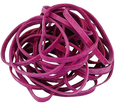 Produktbild von 1x ALCO Elastico Gummiringe Gummibänder rot, 100 x 5mm, 666 Stk., 1000 gr.