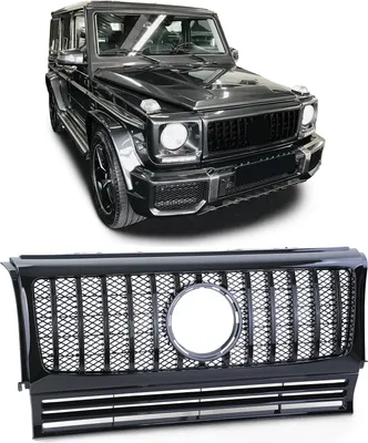 Produktbild von Sport Exklusive Kühlergrill Schwarz glänzend für Mercedes G Klasse W463 90-18