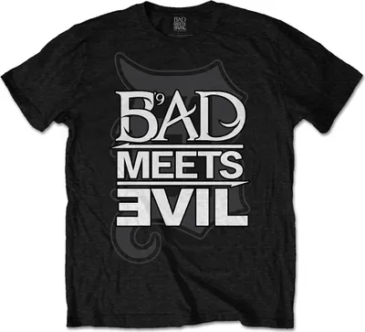 Produktbild von Bad Meets Evil - Logo Herren X-Large T-Shirt - schwarz