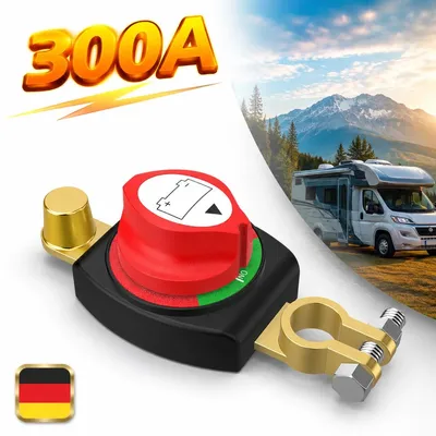 Produktbild von 300A Batterie Trennschalter 12-48V Wasserdicht Auto Boot KFZ LKW Stromschalter