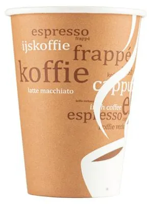 Produktbild von Kaffeebecher Pappe Kaffeemotiv (2500x 180cc)