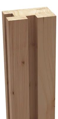 Produktbild von Eckpfosten Osmo für Schallschutzzaun Forsdal 10 x 14 x 220 cm zum Aufschrauben lärche