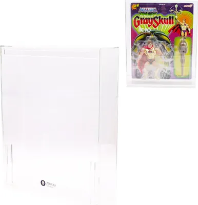 Produktbild von Morax 6 Acryl Cases Aufbewahrungsboxen Schaukasten für Motu Hero Spielfiguren von Super 7, MS-18382