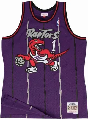 Produktbild von Mitchell & Ness Tshirts Nba Toronto Raptors Tracy Mcgrady Swingman Jersey, SMJYGS18215TRAPURP98TMC, Größe: 188