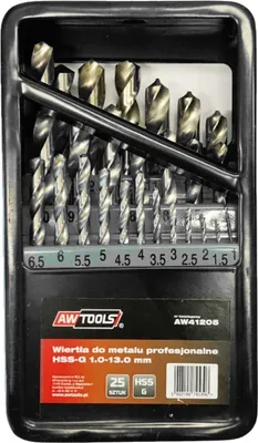 Produktbild von AWTOOLS HSS-G METALLBOHRER-SET 25-tlg. /1,0-13,0mm/