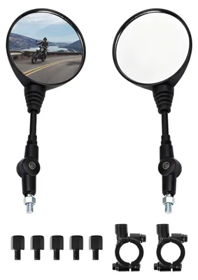 Immagine prodotto di Set di specchi per moto con 2 specchi rotondi