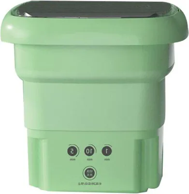 Immagine prodotto di Mini lavatrice manuale - imita i movimenti della mano - Lavatrice salutare e portatile per biancheria intima - Verde