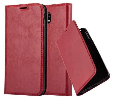 Image de Cadorabo Housse pour Samsung Galaxy J5 2017 Housse de protection rouge Housse pour téléphone portable Etui Case Cover Fermeture magnétique