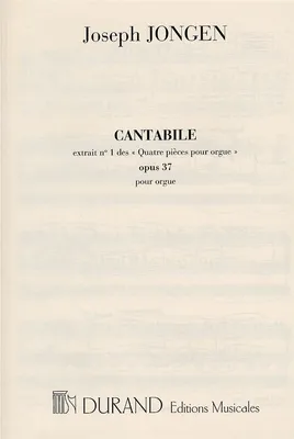 Produktbild von Cantabile op.37,1 pour orgue