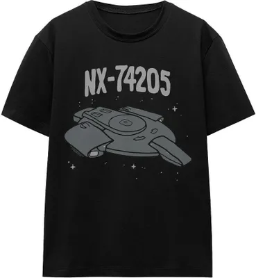 Immagine prodotto di Star Trek - Maglietta "The Defiant" per uomo/donna Unisex TV16265 (XL) (Nero)