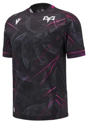 Produktbild von JS 120-132|Ospreys Rugby macron Kinder Heim Trikot 60002395
