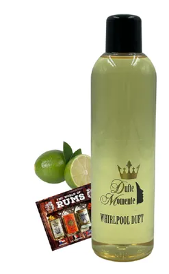 Produktbild von Dufte Momente | Whirlpool Duft 260ml | Cuba Sunset (Geranium, Mojito, Rum) | mit naturreinen und natürlichen ätherischen Ölen | kein Schaum | vegan