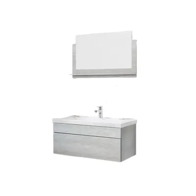 Obrázek produktu pro Home Deluxe - Koupelnový nábytek - WANGEROOGE BIG Grey - Medium - včetně umyvadla a kompletního příslušenství - šířka umyvadla: 60 cm | Koupelnový nábytek Umyvadlo Koupelnový nábytek set