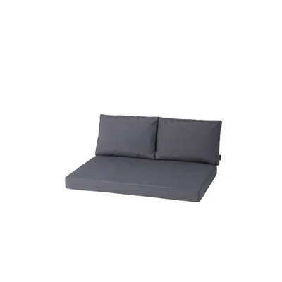 Image de Coussin de dossier « Havana » 60 x 43 cm, gris, pour chaise de jardin