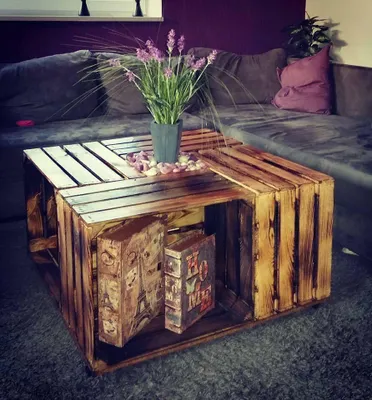 Produktbild von 2 schöne geflammte Obstkisten 50x40x30cm