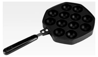 Produktbild von Takoyaki-Pfanne für Induktion, 12 Kavitäten für Takoyaki und Pfannkuchen