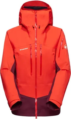 dunkelroten Einsätzen an Seiten und Saum