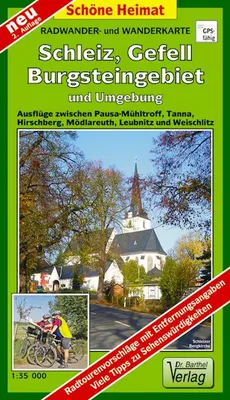 Produktbild von Radwander- und Wanderkarte Schleiz, Gefell, Burgsteingebiet und Umgebung 1 : 35 000