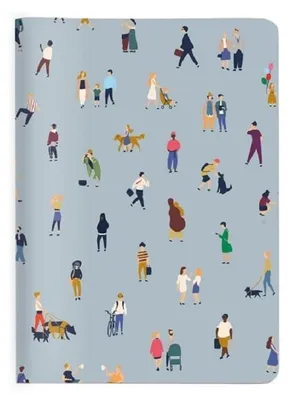 Immagine prodotto di Heft A6 mit 64 karierten Seiten, 80 g/m² Papier und Happy Life Design