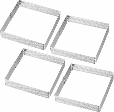 Obrázek produktu pro Westmark 4 tartelette rámečky, čtvercové, 10 x 10 cm, 341222E3