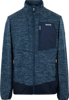 Immagine prodotto di Regatta - Giacca in pile "Baslinn" da uomo RG12287 (XXL) (blu jeans scuro/blu navy melange)