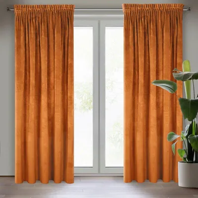 Produktbild von Vorhang RIA orange 140x270 cm Kräuselband
