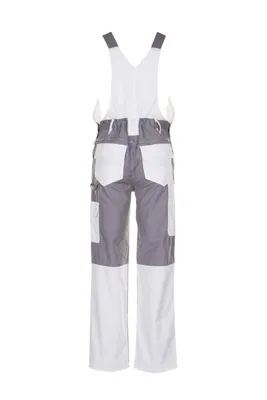 Produktbild von Planam Latzhose Plaline Gr. 64 reinweiß/zink