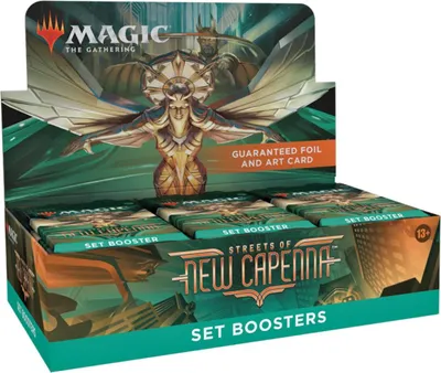 Produktbild von Streets of New Capenna - Set Booster Display (30 Booster) - englisch