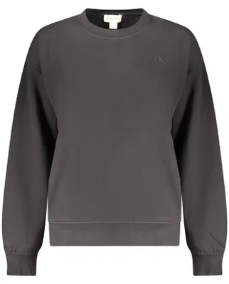 Produktbild von Damen Sweatshirt Schwarz Langarm Rundhals - Elegantes Design