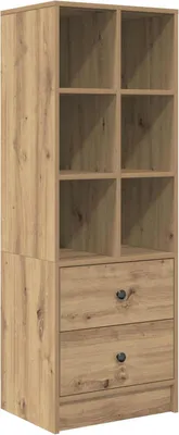 Image de Haut Armoire avec tiroir Chêne artisanal 45,5 x 34 x 127 cm