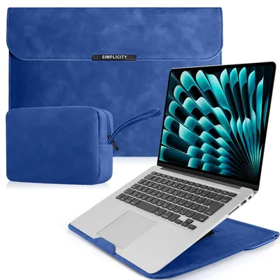 Immagine prodotto di Custodia protettiva per laptop Solidchoice, con supporto integrato, adatta per laptop da 13-14 pollici