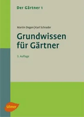 Obrázek produktu pro Degen, M: Gärtner 1. Grundwissen für Gärtner