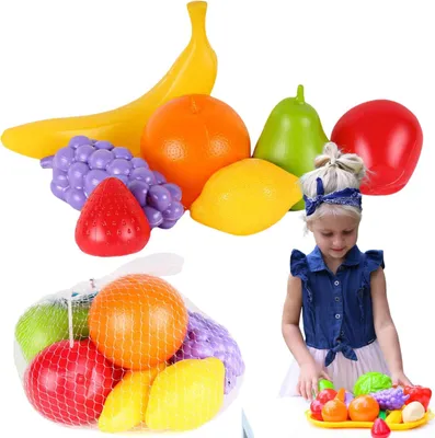 Zdjęcie produktu dla Zestaw zabawek dla dzieci świeże owoce