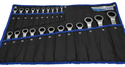 Produktbild von RETTER 22- tlg. Set Ratschenschlüssel 6-32mm Gabel- Ringmaulschlüssel RT-E1195