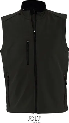 Immagine prodotto di SOLs 46601 | Gilet Softshell Rallye senza maniche / Scaldacorpo da uomo - Colore: Nero - Taglia: XXL