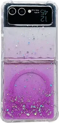 Produktbild von König Design Hülle kompatibel mit Samsung Galaxy Z Flip5 Kunststoff Soft Handyhülle - Handy Case Violett