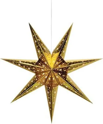 Productafbeelding van Hangende lichtslingering, ster, 75 cm, goud, NANNA 703614, Markslojd