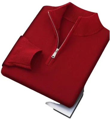 Productafbeelding van Currero Quarter Zip Heren Kastanjebruin 2 M