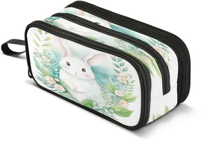 Productafbeelding van Schattig Konijn Etui voor School en Kantoor