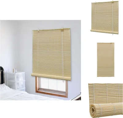 Immagine prodotto di vidaXL Tenda a rullo in bambù 140x220 cm naturale - Tende e tende a rullo