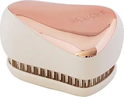 Produktbild von Tangle Teezer Compact Styler, Erwachsener, Haarbürste & Kamm, Elfenbein, Roségold, Einfarbig, 1 Stück(e)