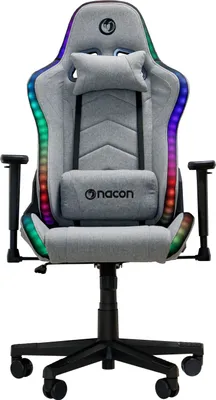 Obrázek produktu pro NACON PCCH-675-RGB, Herní křeslo, 120 kg, Polstrované sedadlo, Polstrovaná zádová opěrka, Černá, Černá