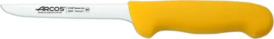 Immagine prodotto di Coltello da disosso Arcos colore - Prof 294000 in acciaio inox nitrum e mango lama ergonomica in polipropilene giallo e lama da 14 cm, vetrinetta