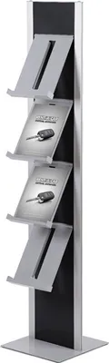 Produktbild von Showdown Displays Prospektaufsteller Design (Set) - Schwarz