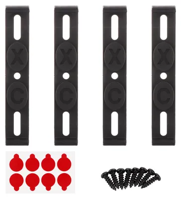 Produktbild von ASelected 4 Stück Rahmenlose Kennzeichenhalter universale Nummernschildhalterung