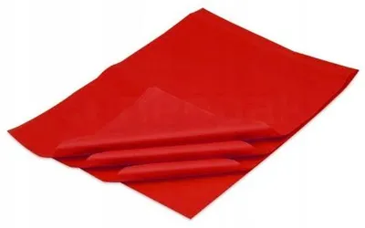 Image de Tymos Papier crépon lisse rouge 50x70cm 25 feuilles