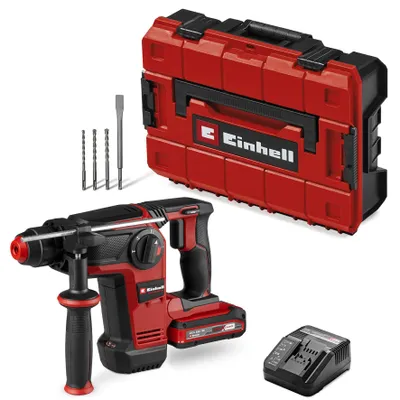 Imagen del producto de Taladro percutor inalámbrico Einhell Professional TP-HD 18/28 Li BL+4, 18 voltios, rojo/, con batería de litio y cargador