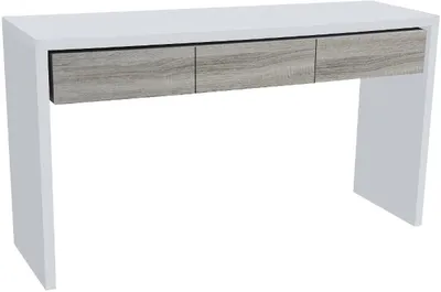 Immagine prodotto di Consolle Casa Padrino bianco / colori naturali 154 x 45 x h. 85 cm - Consolle laccata a mano con 3 cassetti in legno